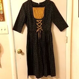 Hand-sewn Dirndl style German dress